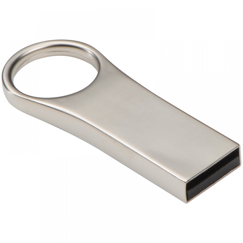 Logotrade promotional item image of: Metal USB Stick 8GB, Grey