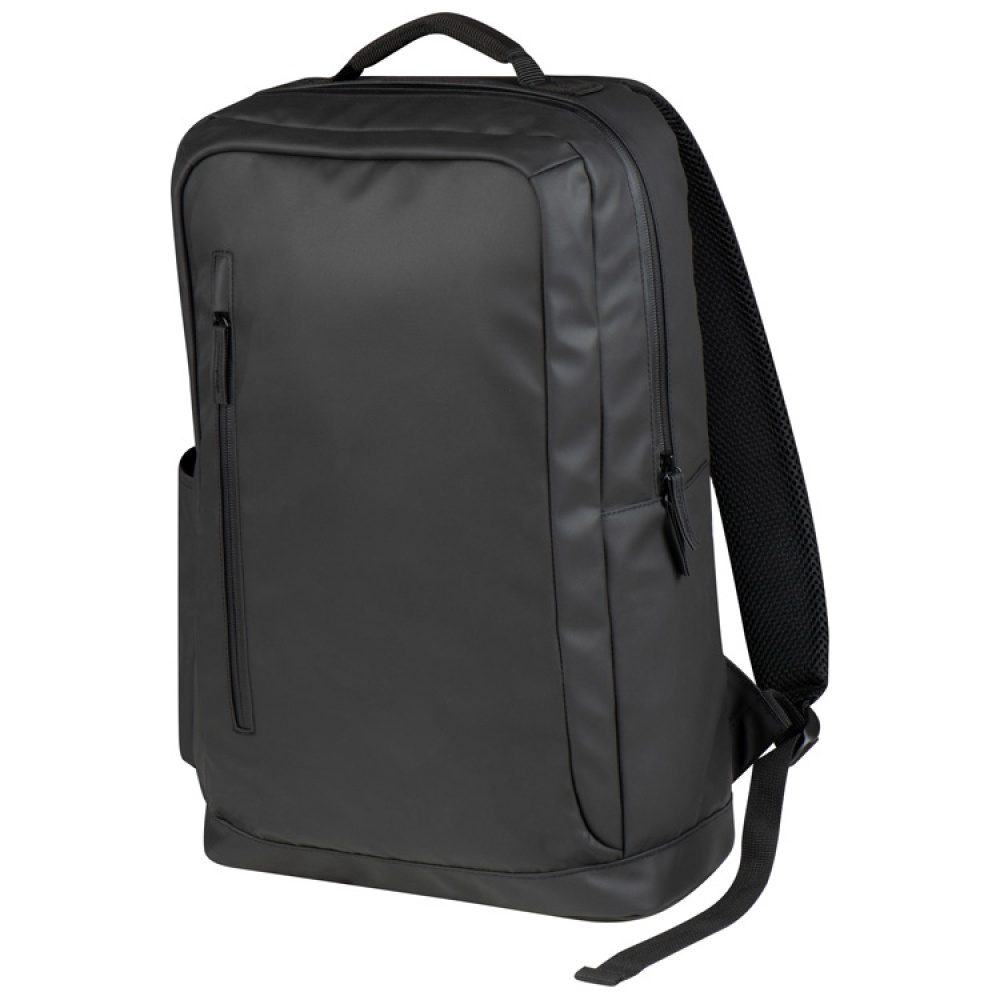 Logo trade promotional item photo of: High-quality, water-resistant backpack, black