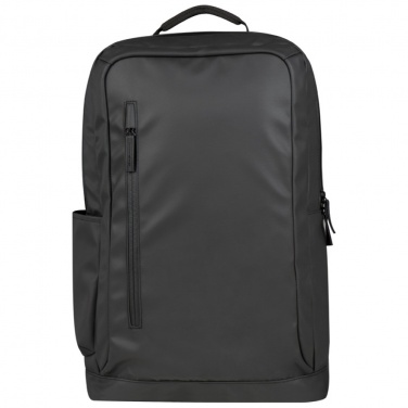 Logo trade corporate gifts picture of: High-quality, water-resistant backpack, black