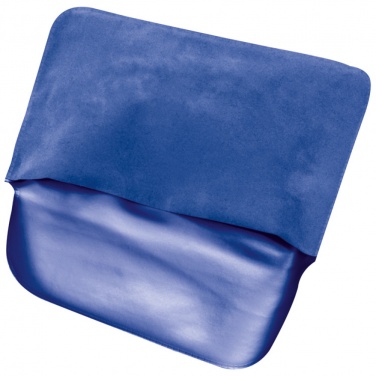 Logotrade business gift image of: Inflatable soft travel pillow, Blue