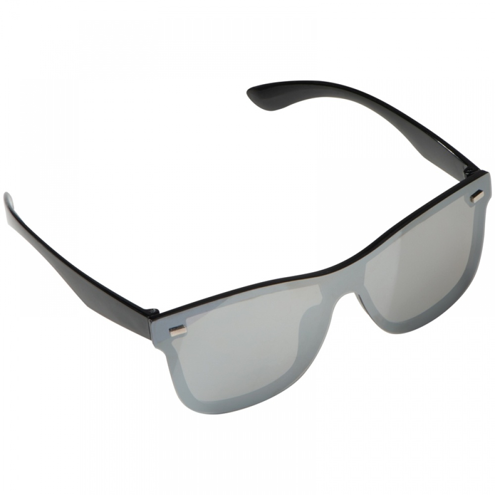 Logo trade promotional giveaway photo of: Mirror sunglasses, Black