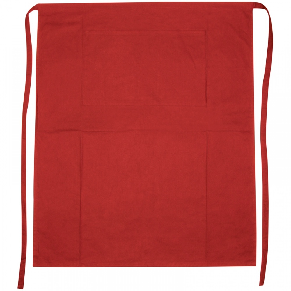 Logo trade promotional items image of: Apron - large 180 g Eco tex, Red