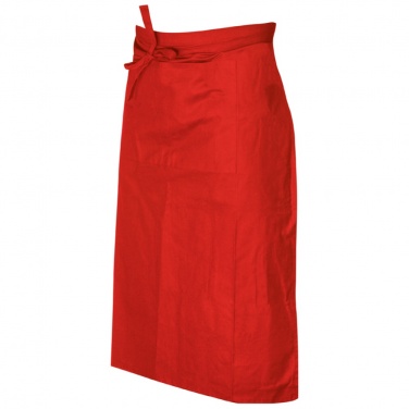 Logo trade corporate gifts image of: Apron - large 180 g Eco tex, Red