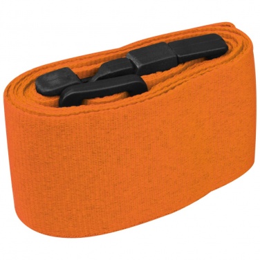 Logo trade promotional gifts image of: Adjustable luggage strap, Orange