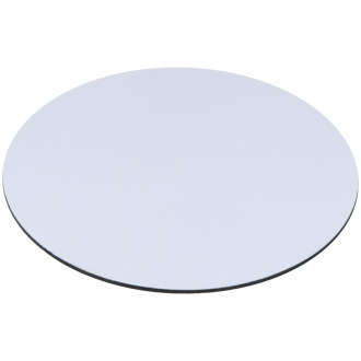 Logo trade promotional items picture of: Round mousepad, White