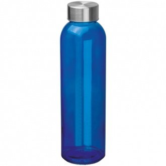 Logo trade promotional gift photo of: Transparent drinking bottle with imprint, blue