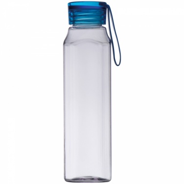 Logotrade promotional giveaway image of: TRITAN bottle with handle 650 ml, Blue