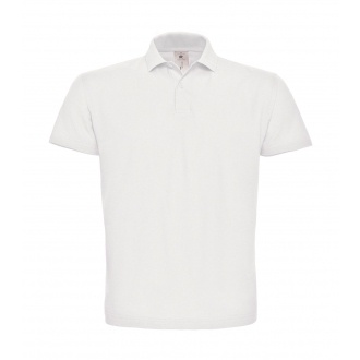 Logo trade promotional products picture of: Polo shirt unisex ID.001 Piqué, White