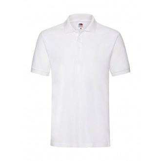 Logo trade promotional giveaways picture of: Polo shirt unisex Premium, White