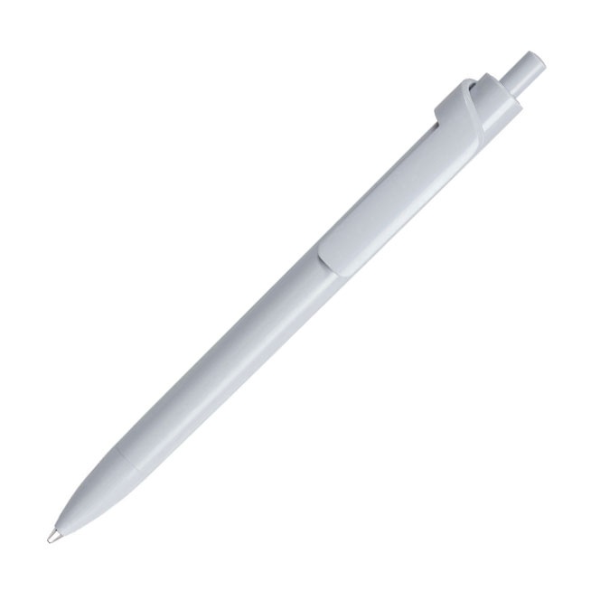Logotrade promotional item image of: Forte Safe Touch antibacterial ballpoint pen, grey