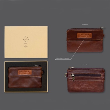 Logotrade promotional item picture of: Leather wallet, brown