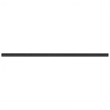Logotrade advertising product image of: Set of 100 drink straws made of paper, black