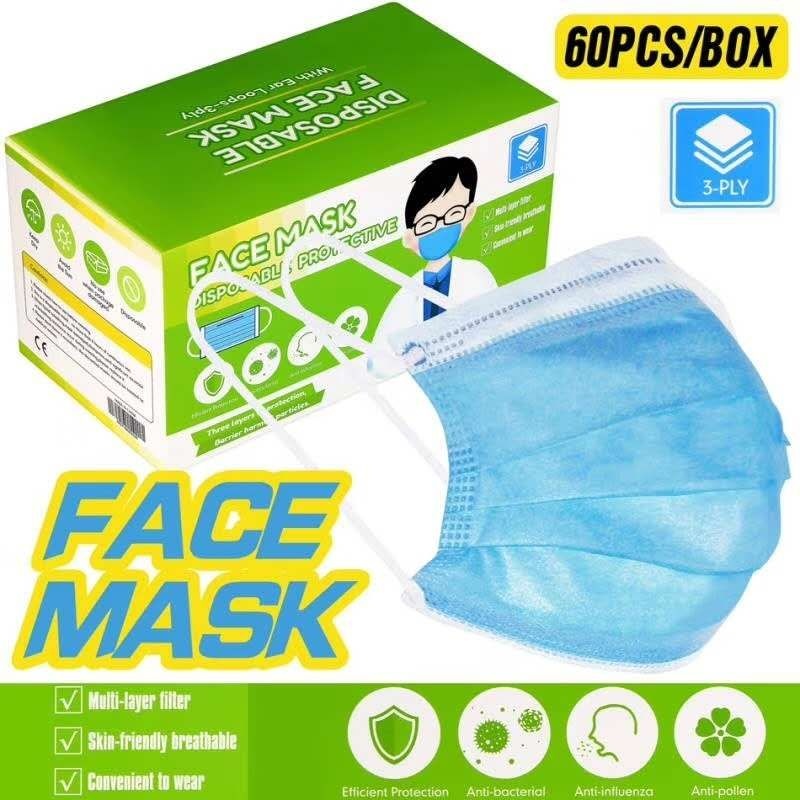 Logotrade corporate gift picture of: Medical mask, 3-layer, disposable