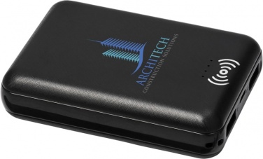 Logotrade advertising product image of: Dense 5000 mAh wireless power bank, black