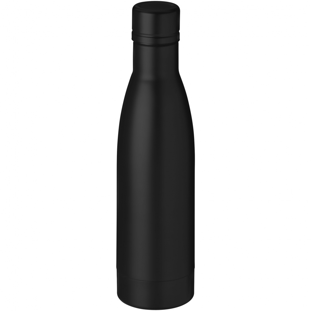 Logotrade business gift image of: Vasa copper vacuum insulated bottle, 500 ml, black