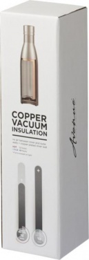 Logotrade promotional merchandise picture of: Vasa copper vacuum insulated bottle, 500 ml, black