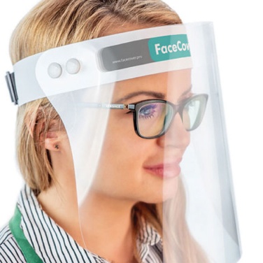 Logo trade promotional gifts picture of: Face cover, transparent