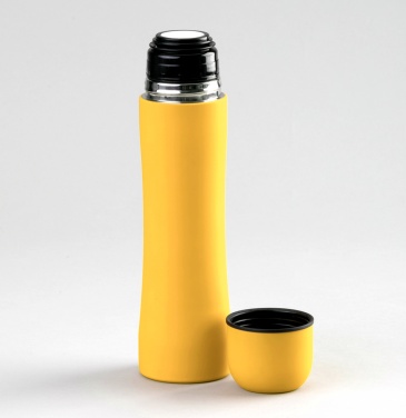 Logo trade promotional gift photo of: WATER BOTTLE & THERMOS SET, Yellow