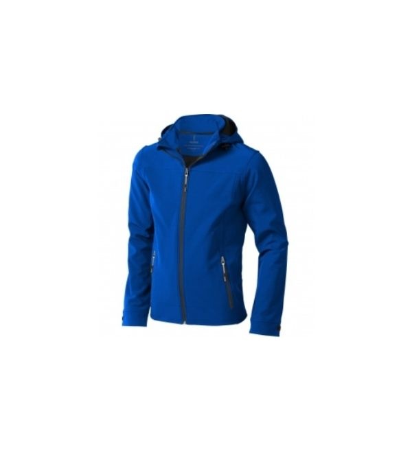 Logo trade promotional merchandise picture of: #44 Langley softshell jacket, blue