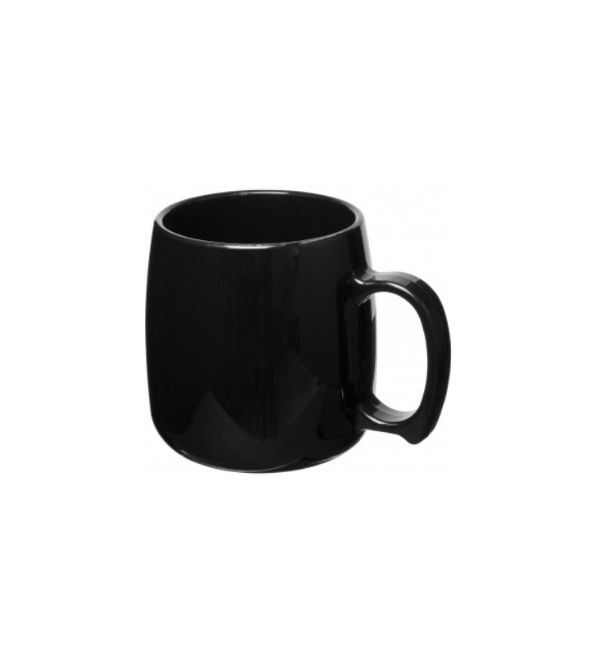 Logo trade promotional gifts image of: Classic 300 ml plastic mug, black