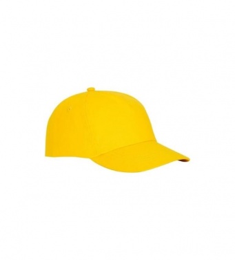Logotrade promotional merchandise photo of: Feniks 5 panel cap, yellow