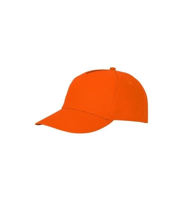 Logo trade promotional gifts image of: Feniks 5 panel cap, orange