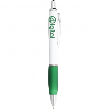 Logotrade promotional giveaway picture of: Ballpoint pen Nash, green