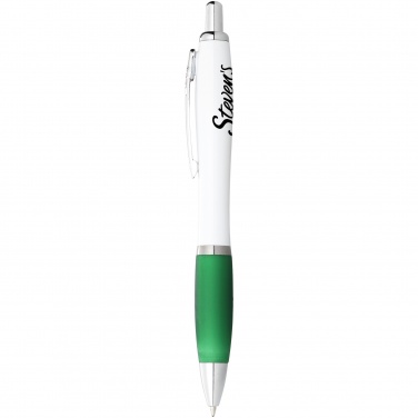 Logotrade promotional giveaways photo of: Ballpoint pen Nash, green