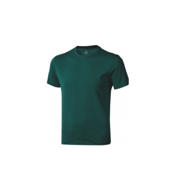 Logo trade advertising products image of: Nanaimo short sleeve T-Shirt, dark green