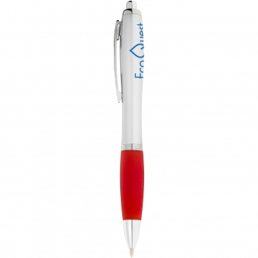 Logo trade promotional giveaways image of: Nash ballpoint pen, red