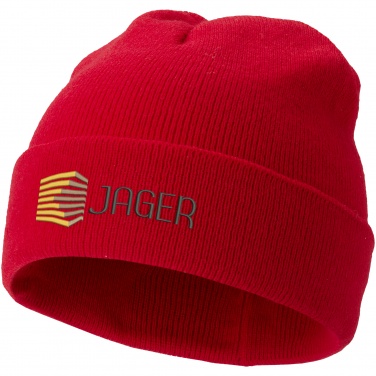 Logo trade advertising product photo of: Irwin Beanie, red