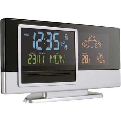 Logo trade advertising products picture of: Weather station with calendar and clock