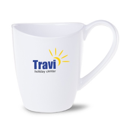 Logo trade corporate gifts picture of: Mug Star, white