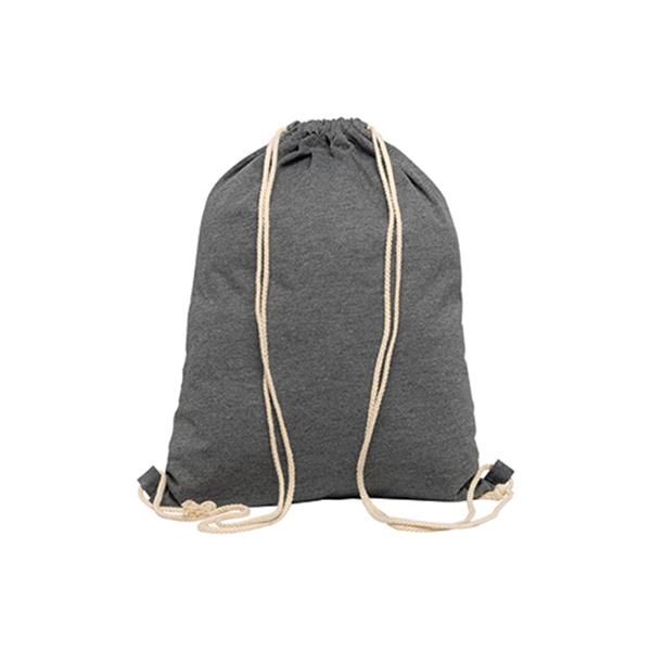 Logo trade promotional items picture of: Fleece bag-backpack, Grey