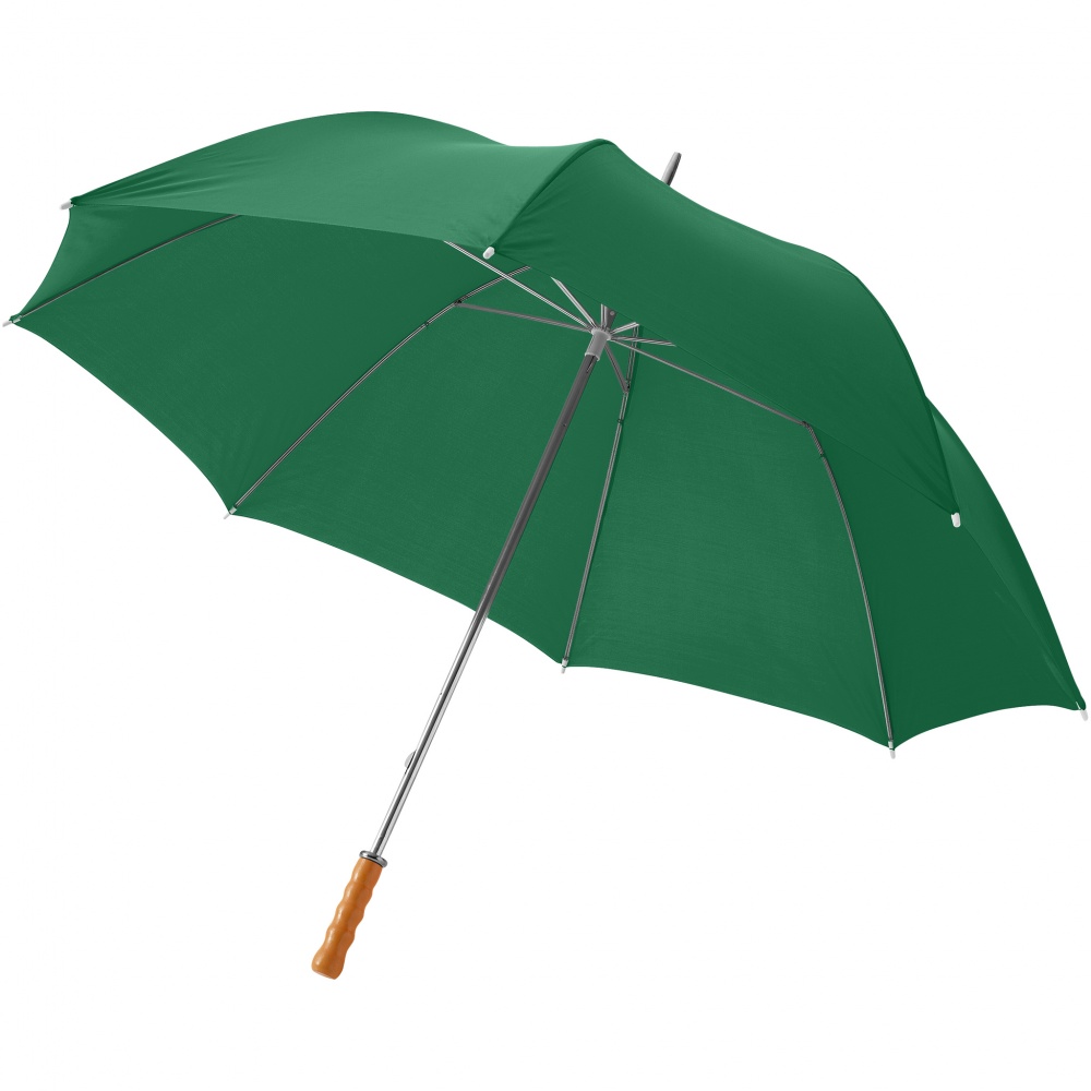 Logo trade business gifts image of: Karl 30" golf umbrella, green