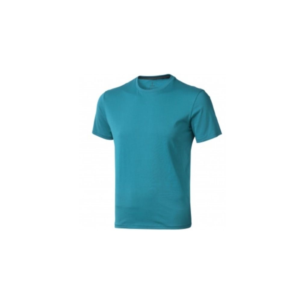 Logo trade promotional gift photo of: Nanaimo short sleeve T-Shirt, aqua blue