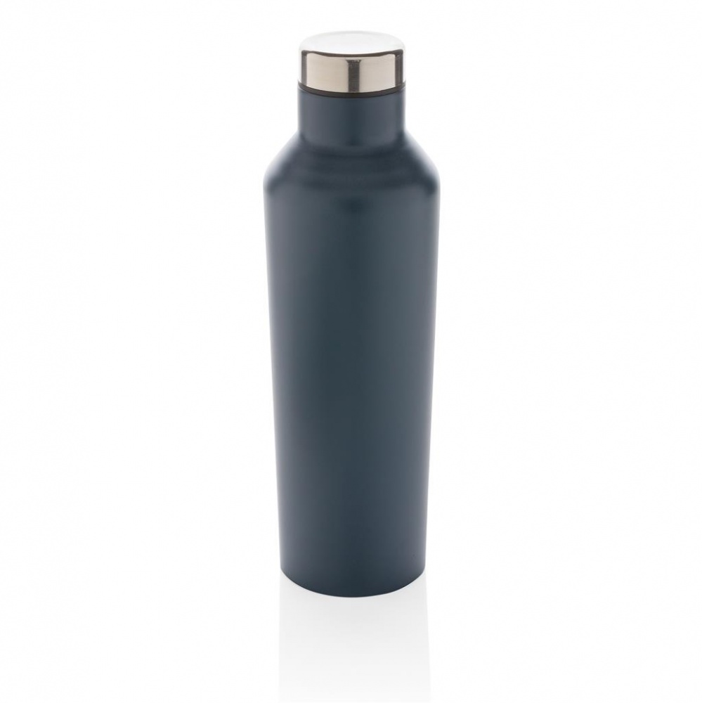 Logo trade promotional gift photo of: Modern vacuum stainless steel water bottle, blue
