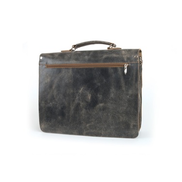 Logo trade business gifts image of: Vintage leather briefcase