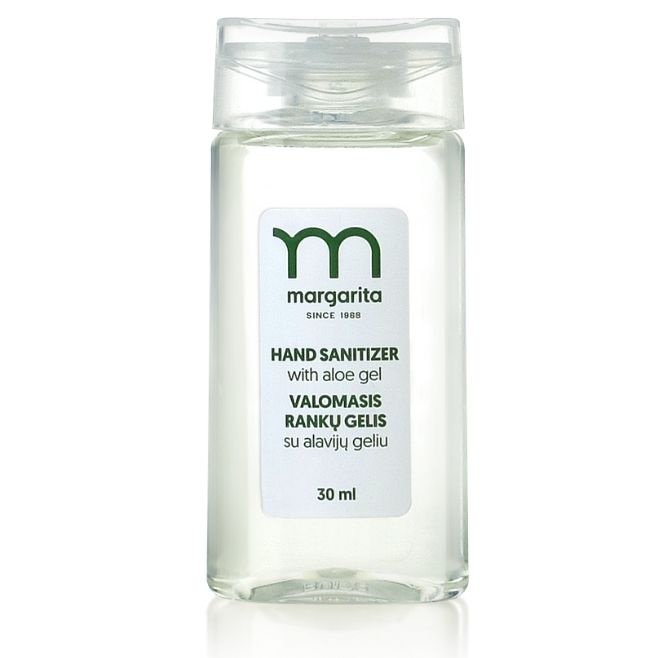 Logo trade promotional giveaway photo of: Margarita cleanising hand gel with aloe, 30 ml