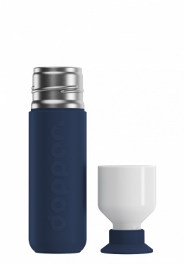Logo trade corporate gifts image of: Dopper water bottle Insulated 350 ml, navy