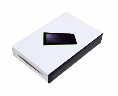 Logotrade promotional product picture of: Powerbank, Helios, black-green