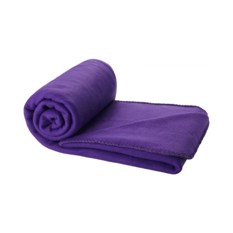 Logotrade business gifts photo of: Huggy blanket and pouch, purple