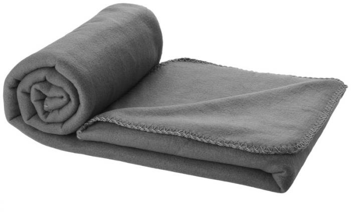 Logotrade corporate gifts photo of: Huggy blanket and pouch, gray