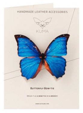 Logo trade promotional giveaways picture of: KUMA Blue Butterfly Tie