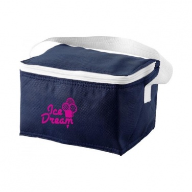Logo trade promotional giveaways picture of: Spectrum 6-can cooler bag, navy