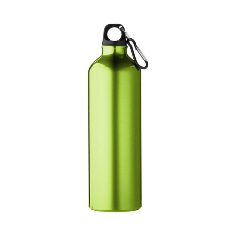 Logo trade corporate gift photo of: Pacific bottle with carabiner, lime