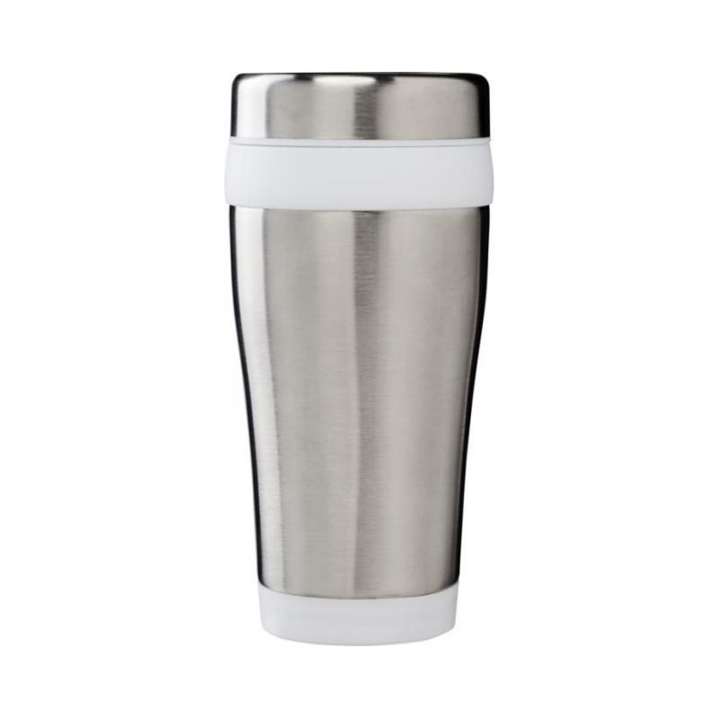 Logotrade promotional merchandise picture of: Elwood 470 ml insulated tumbler, white