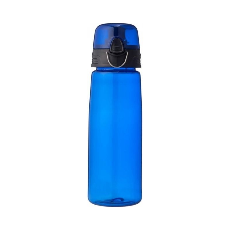 Logo trade promotional giveaways picture of: Capri sports bottle, blue