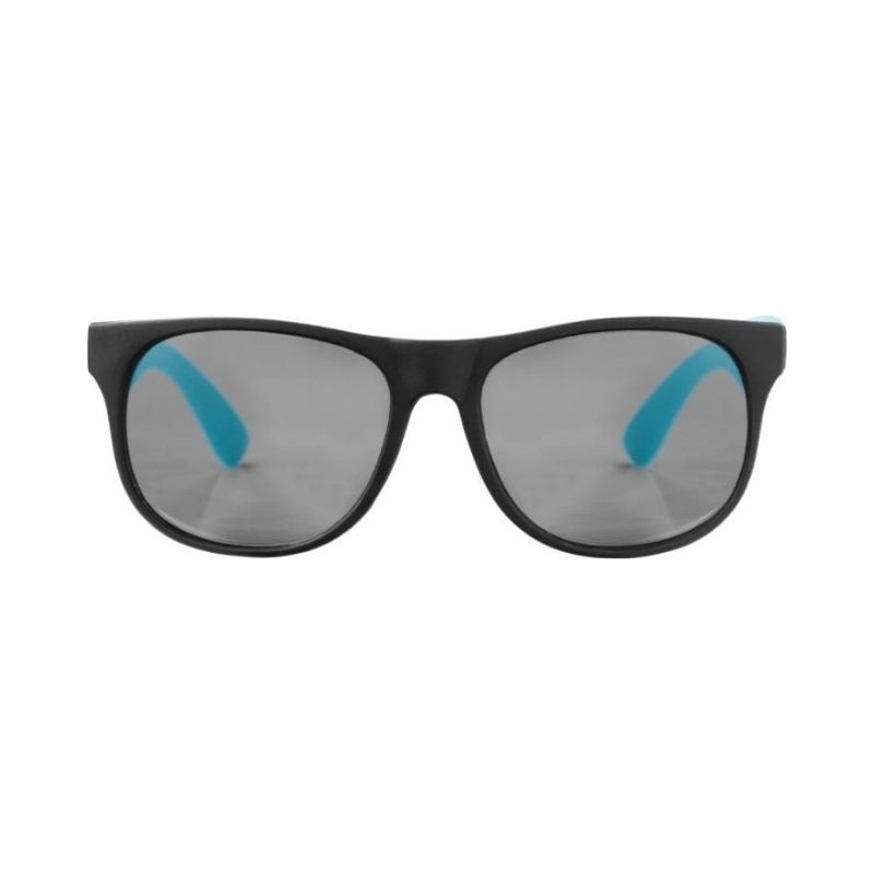 Logo trade advertising products image of: Retro sunglasses, aqua blue