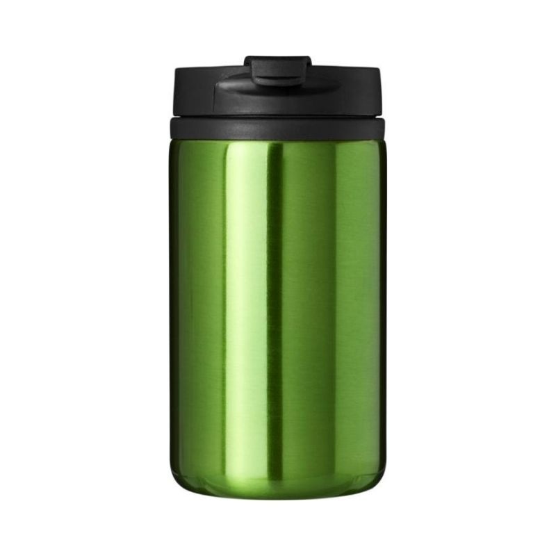 Logo trade promotional items image of: Mojave 300 ml insulated tumber, lime green